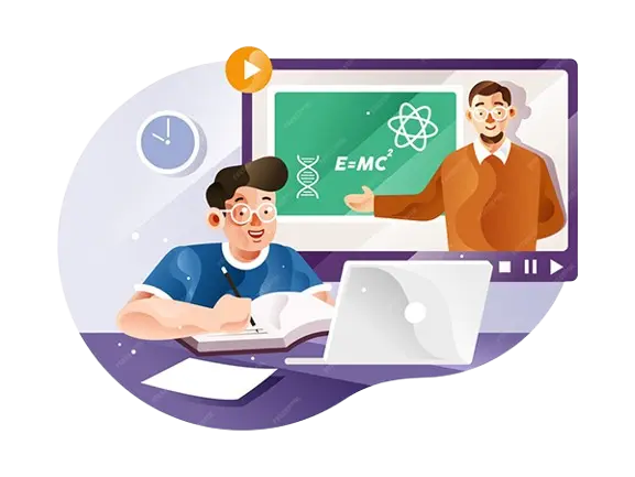 این تصویر کلاس آنلاین فیزیک کنکور است